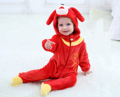 The Dinosaur Guard: Animal Motif Cotton Jacket