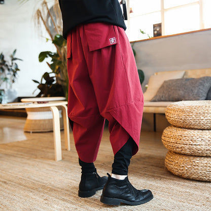 Summer Light Linen Lantern Capris for Men