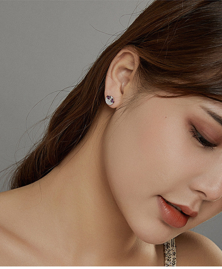 925 Sterling Slver Smiley Earrings