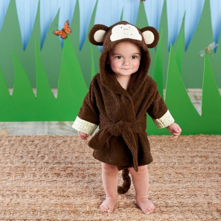 Hooded Baby Bath Towel & Robe | Soft Cotton Cartoon Animal Bathrobe for Infants & Toddlers