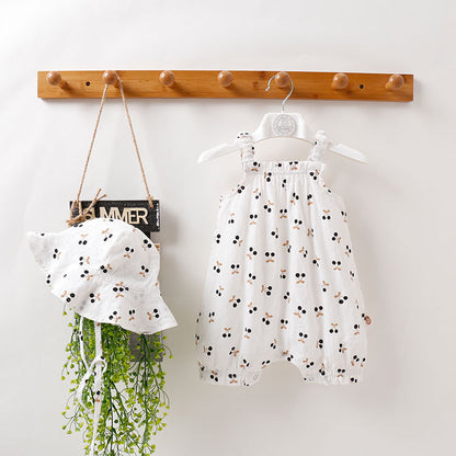 The Boxer Romper: Cute Ins-Wind Boxer Romper Shorts
