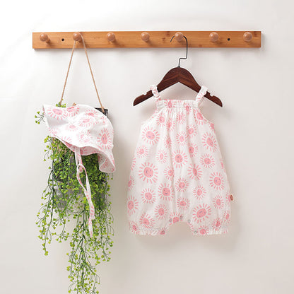 The Boxer Romper: Cute Ins-Wind Boxer Romper Shorts