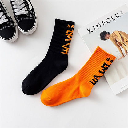 The Hong Kong Street: Mid-Length Basketball Performance Stockings
