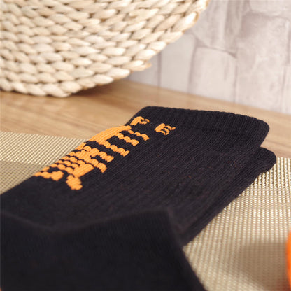 The Hong Kong Street: Mid-Length Basketball Performance Stockings