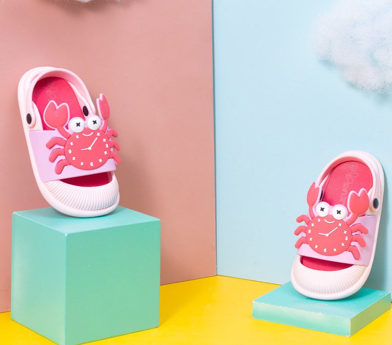 Whimsical Shore: Cartoon Anti-Slip Baotou Beach Slippers
