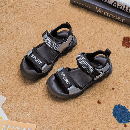 Kinetic Shield: Half-Toe Cap Performance Sports Sandals
