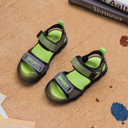 Kinetic Shield: Half-Toe Cap Performance Sports Sandals