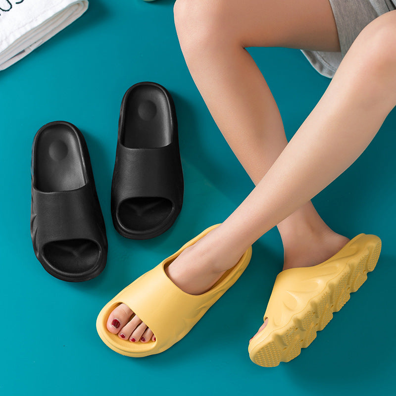 Bathroom Non-Slip Platform Slippers For Couples