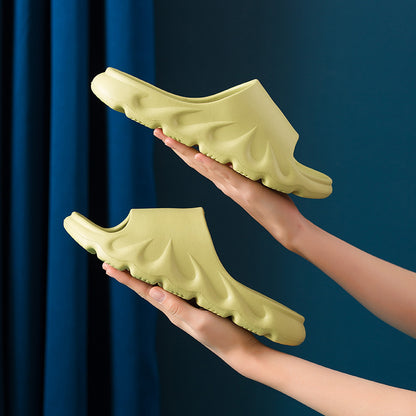 Bathroom Non-Slip Platform Slippers For Couples