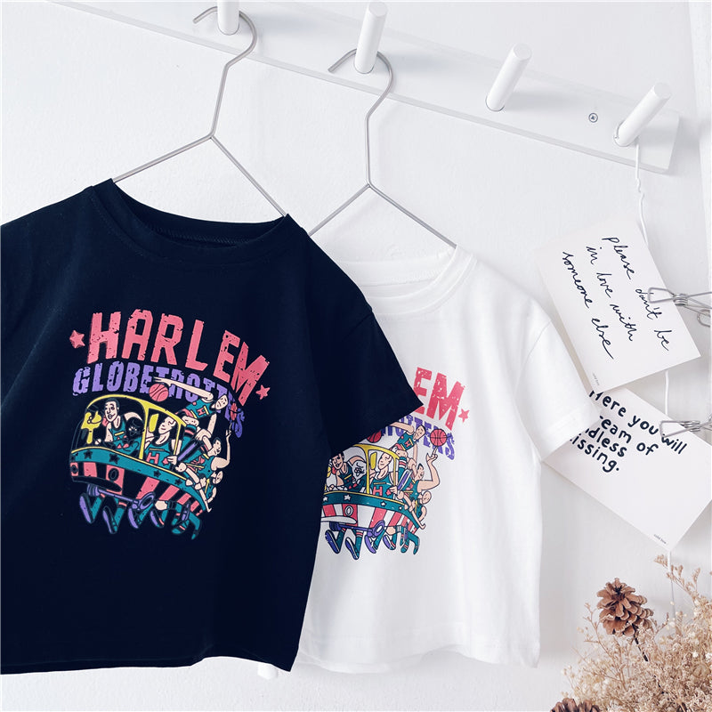 The All-Match Letter: Loose Casual All-Match Letter-Print T-Shirt