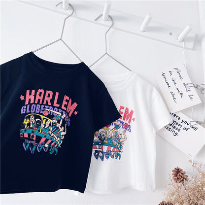 The All-Match Letter: Loose Casual All-Match Letter-Print T-Shirt