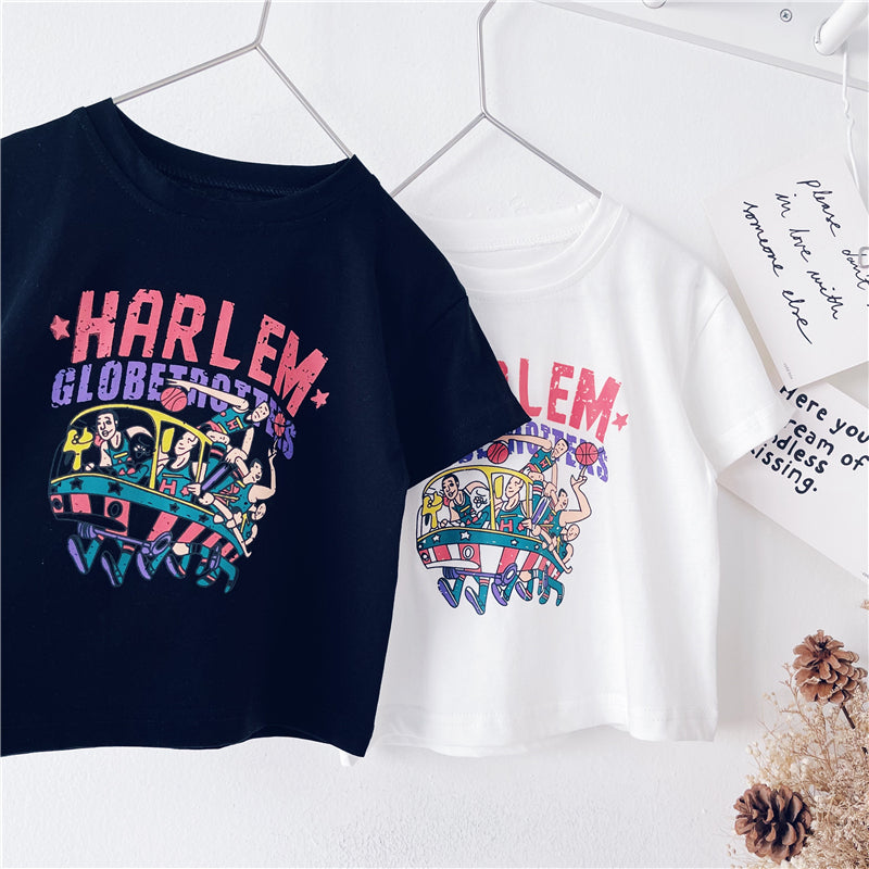 The All-Match Letter: Loose Casual All-Match Letter-Print T-Shirt