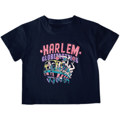 The All-Match Letter: Loose Casual All-Match Letter-Print T-Shirt
