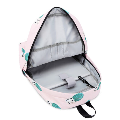 The Cactus Muse: Junior High Cactus Print Student Backpack