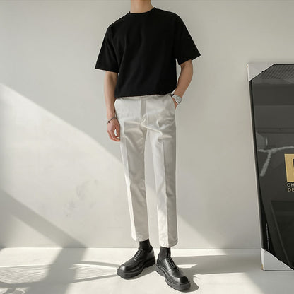 Hong Kong Style Loose Thin Cotton Summer Casual Top