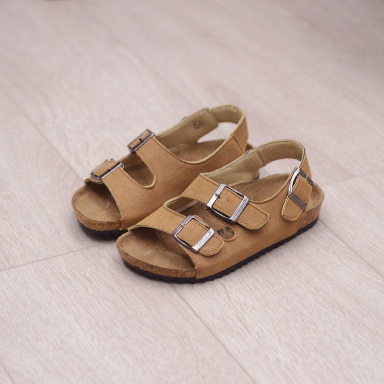 Cork Artisan: Children’s Cork-Soled Double Ring Flip-Flops