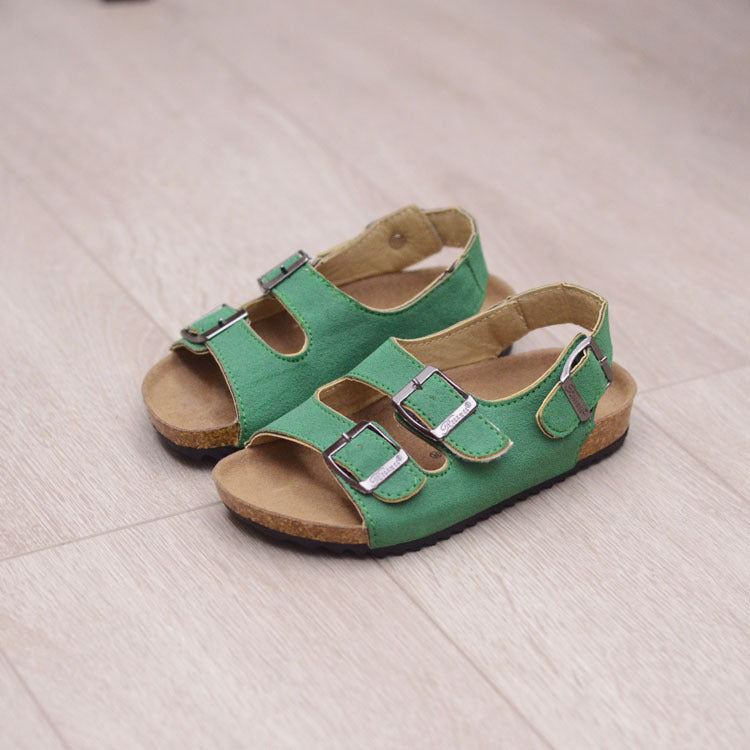 Cork Artisan: Children’s Cork-Soled Double Ring Flip-Flops