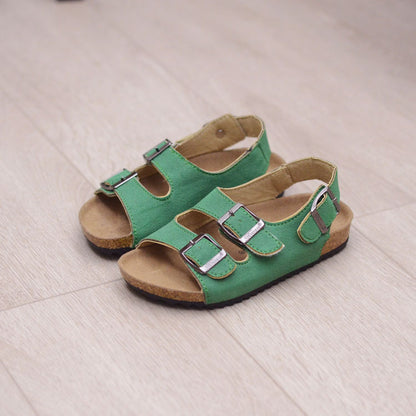 Cork Artisan: Children’s Cork-Soled Double Ring Flip-Flops