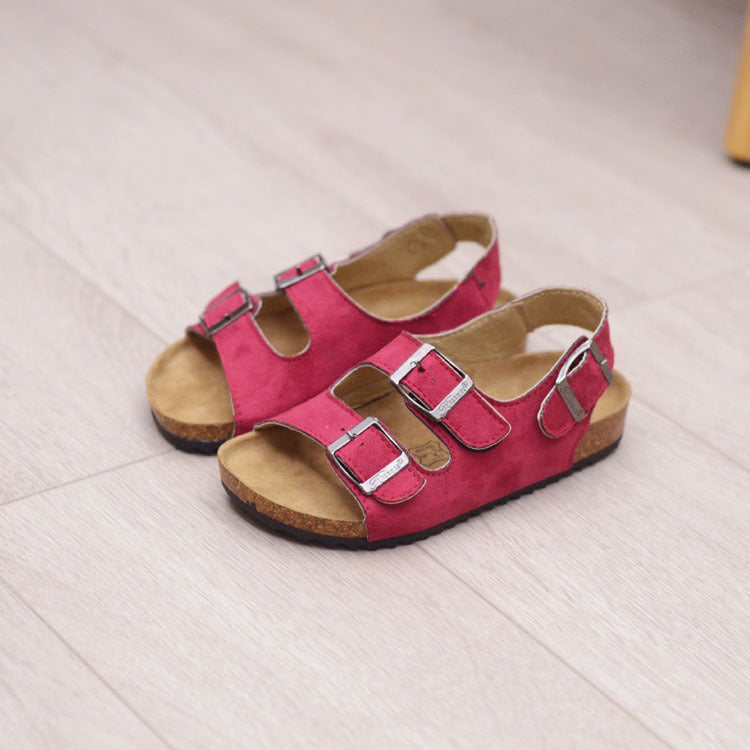 Cork Artisan: Children’s Cork-Soled Double Ring Flip-Flops