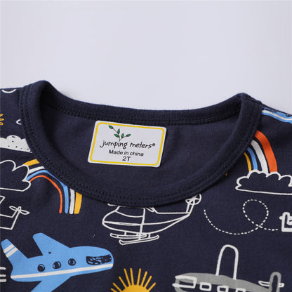 Artisan Knitted Cotton Cartoon Graphic Tee