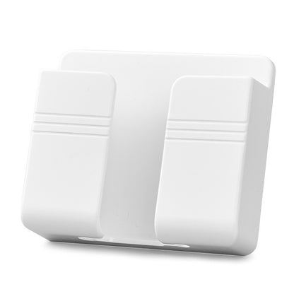 Punch-Free Wall-Mount Phone Charging Station | Adhesive Storage Box & Cable Organizer