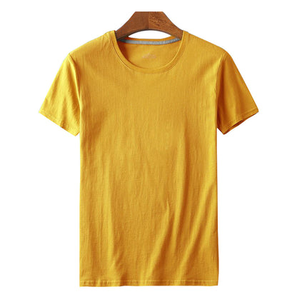 Elite Solid Color Premium Cotton Short Sleeve T-Shirt
