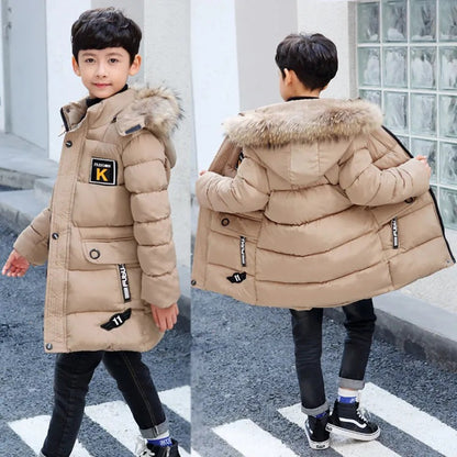 The Fur-Crest Quilt: Fur-Collar Cotton Quilted Performance Jacket