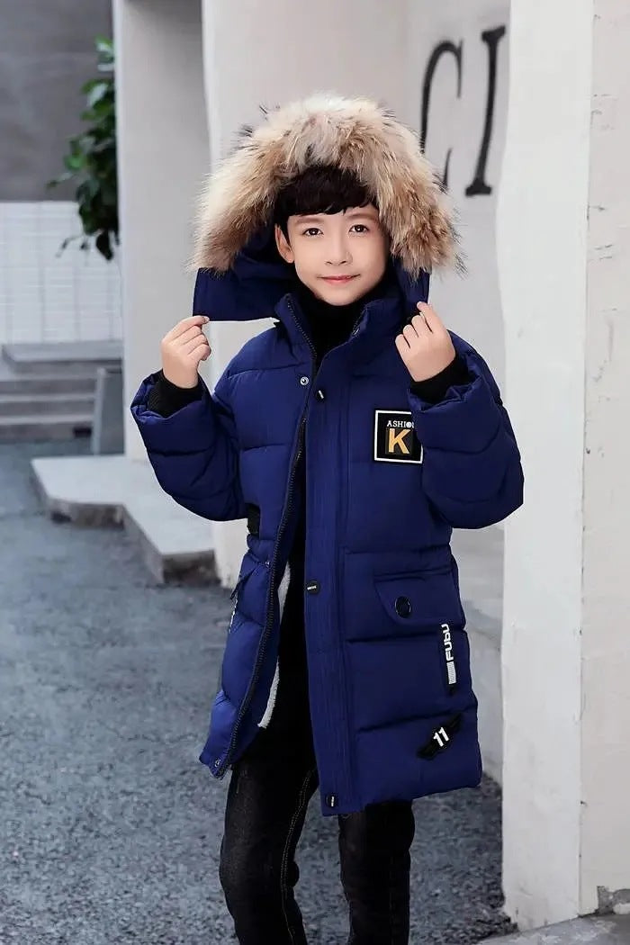 The Fur-Crest Quilt: Fur-Collar Cotton Quilted Performance Jacket