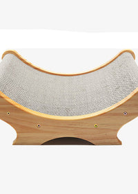 Corrugated paper bed