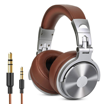 MonitorWire: Head-Mounted Wired Sound Card Studio Monitor Headphones