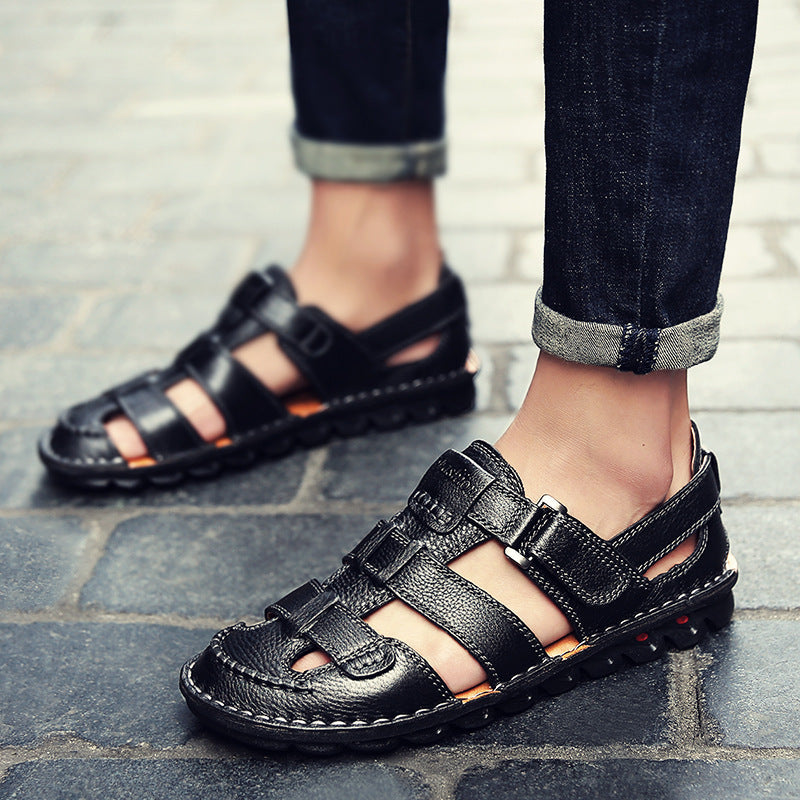 Non-Slip Sovereign: Men’s Baotou Performance Beach Sandals