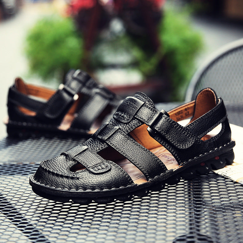 Non-Slip Sovereign: Men’s Baotou Performance Beach Sandals