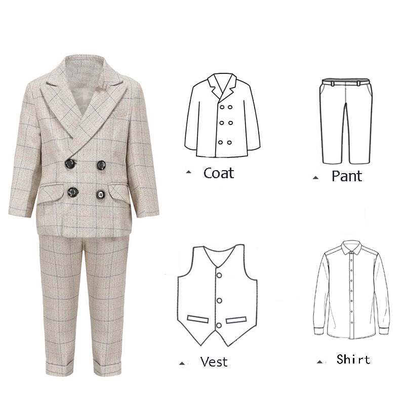 British Aristocrat Three-Piece Formal Suit
