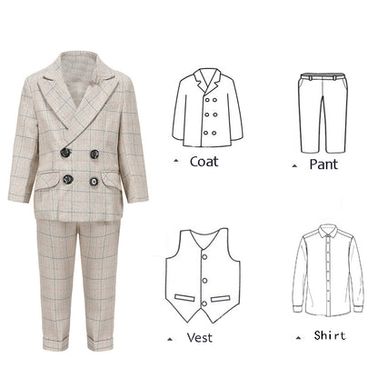 British Aristocrat Three-Piece Formal Suit