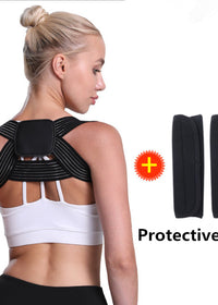 Black shoulder pads