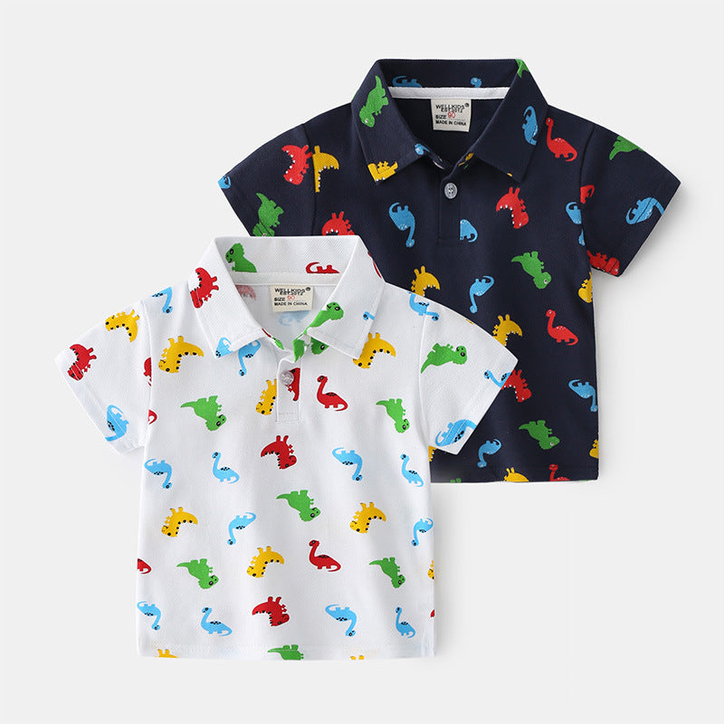 Prehistoric Narrative Dinosaur Graphic Print