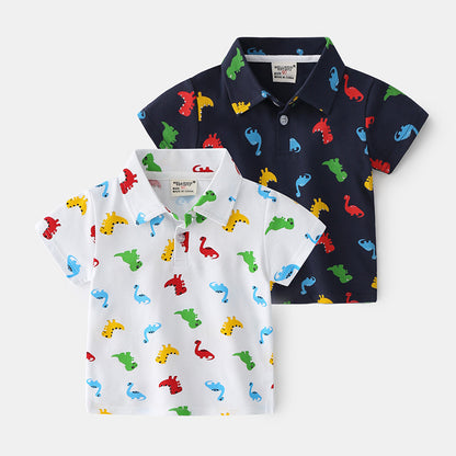 Prehistoric Narrative Dinosaur Graphic Print