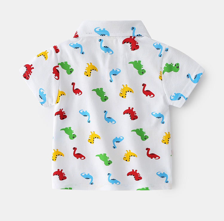 Prehistoric Narrative Dinosaur Graphic Print