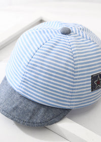 Spring stripes star blue