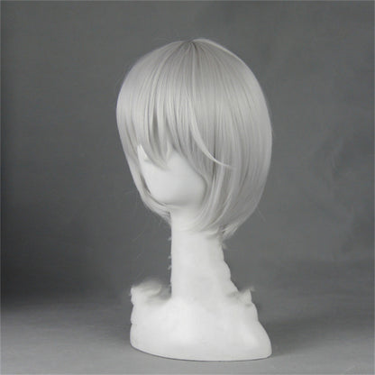 Broad Silk Vitality Girl White Short Hair Cosplay Wig
