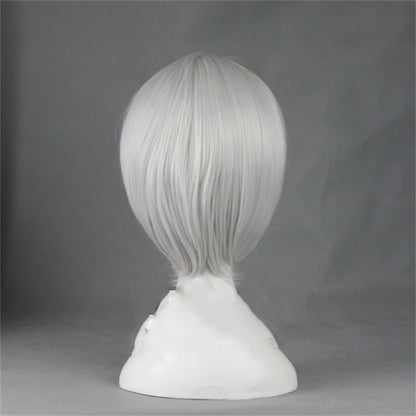 Broad Silk Vitality Girl White Short Hair Cosplay Wig