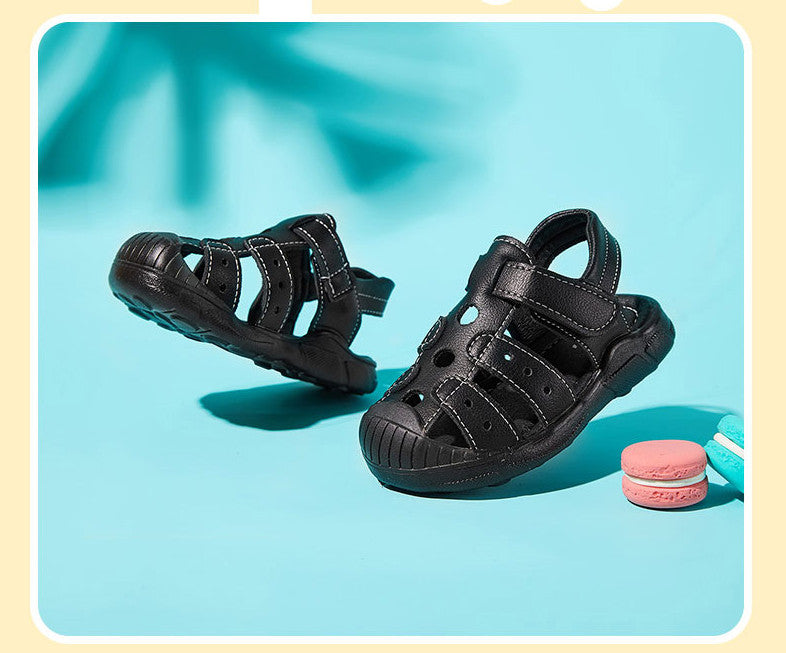Nursery Coastal: Soft-Sole Baotou Baby Beach Sandals