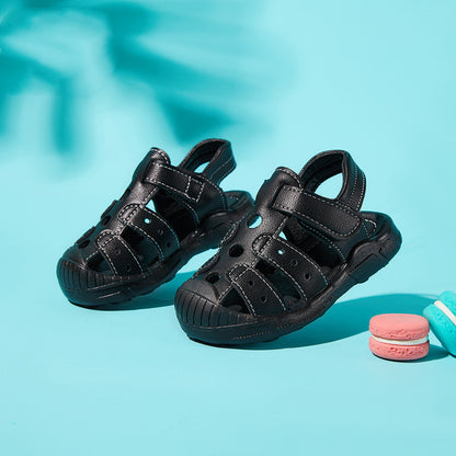 Nursery Coastal: Soft-Sole Baotou Baby Beach Sandals