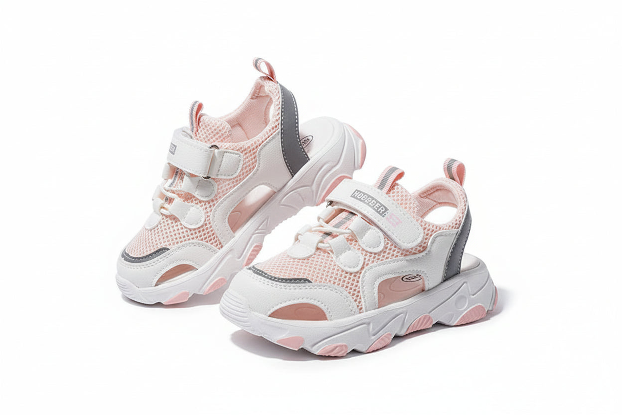 Toe-Cap Kinetic: Single-Shoe Beach Toe-Cap Sneakers