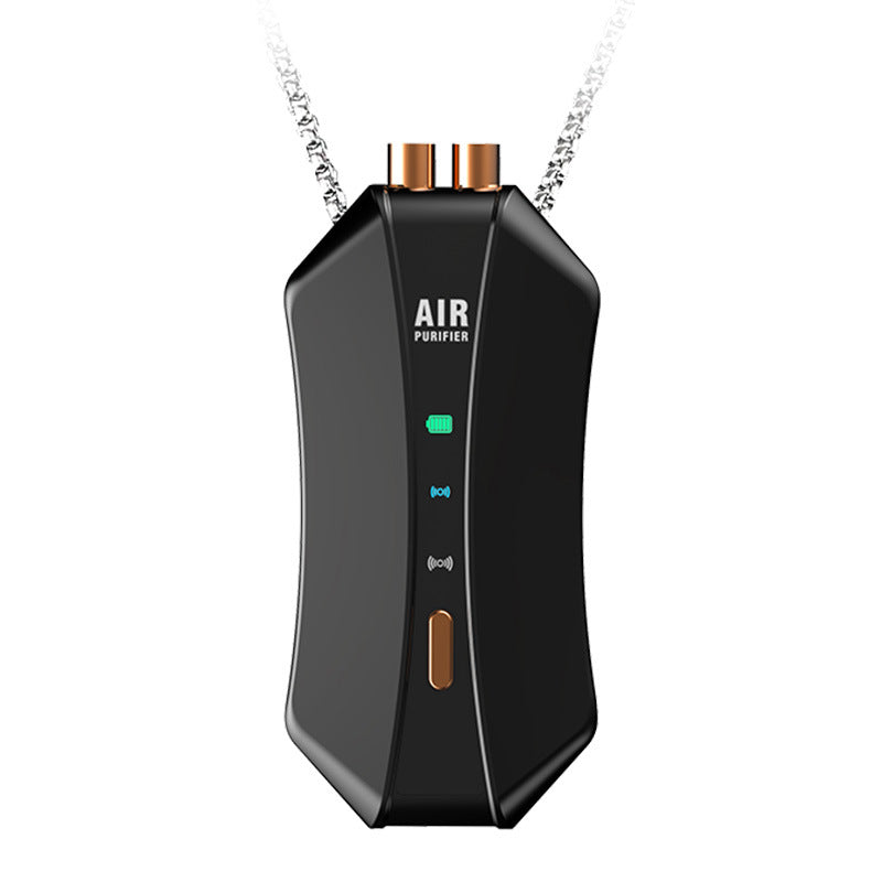 AeroNecklace Elite: High-Density Negative Ion Purifying Pendant