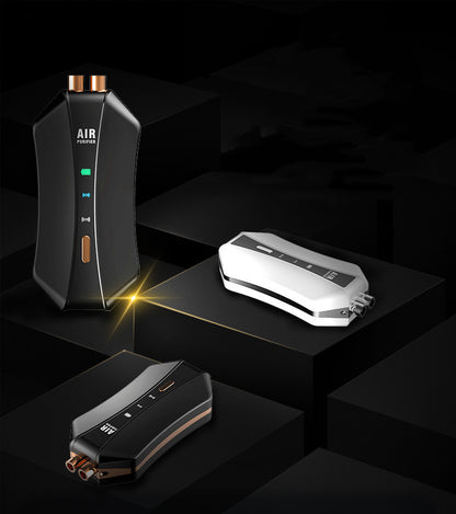 AeroNecklace Elite: High-Density Negative Ion Purifying Pendant