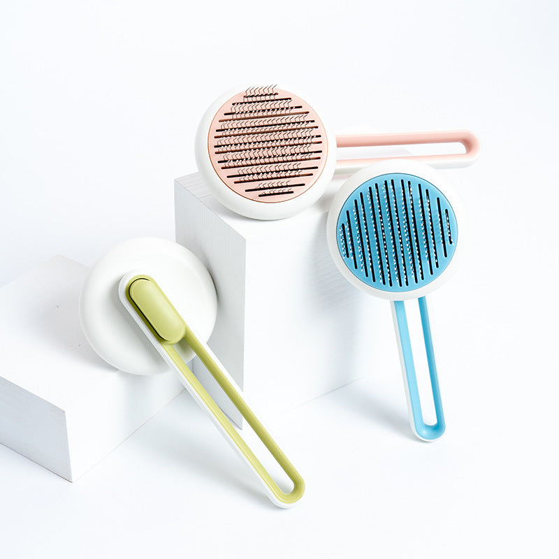 Self-Cleaning Pet Grooming Brush | Automatic Hair Remover Massage Comb for Cats & Dogs