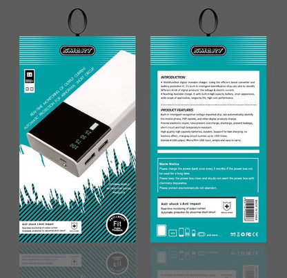 RicePower 20K: 20000mAh Customized Black Rice Portable Power Bank