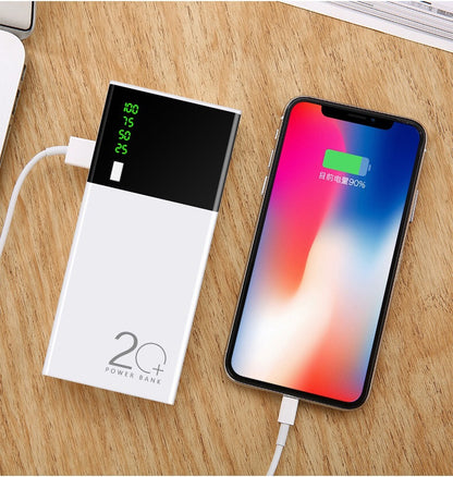 RicePower 20K: 20000mAh Customized Black Rice Portable Power Bank