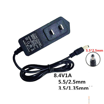Promotion Of 8.4v 12.6V 16.8v1a 2A Polymer 18650 Lithium Battery Smart Lamp Charger
